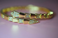 Diamond Snake Bangle