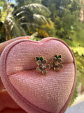 Delilah Flower Studs (grey)
