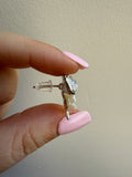 Floral Butterfly Studs