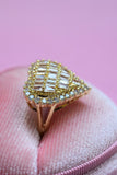 Iced Out Heart Ring