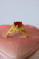 Ruby Heart Ring