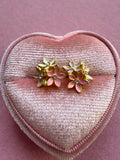 Flower Bouquet Studs (pink,lilac,white)