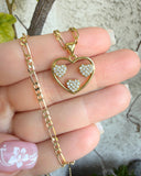 Triple Heart Necklace
