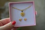 High Shine Nugget Heart Set (Package Deal)