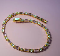 Pink Baguette Bracelet