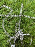 Large Silver Nugget Cross
