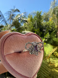 Vintage Style Amethyst Bow Ring