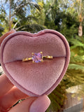Pink Cushion Ring