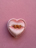 Enamel Butterfly Studs (caramel)