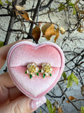 Hibiscus Studs (Beige)