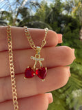 Icy Cherry Heart