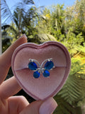 Royal Blue Butterfly Ring
