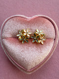Flower Bouquet Studs (grey, white, pink)