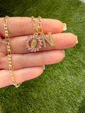 Mini Pink Baguette Mary & Letter