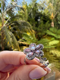 Flower & Butterfly Ring