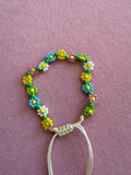 Beaded Flower Bracelet