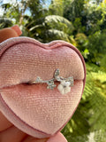 White Flower Ring (adjustable)