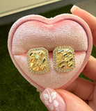 Rectangle Nugget Studs
