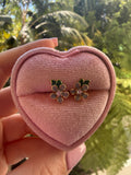 Delilah Flower Studs (grey)