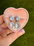 Large Oval Dangle Earrings