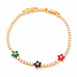 Multicolor Floral Heidi Bracelet