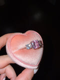 Cushion Pink Promise Ring