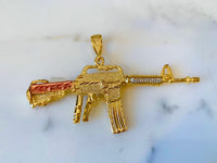 Tricolor Machine Gun Necklace
