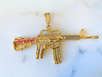 Tricolor Machine Gun Necklace