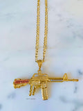 Tricolor Machine Gun Necklace