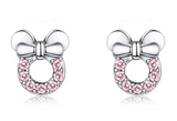 Pink Mouse Earrings