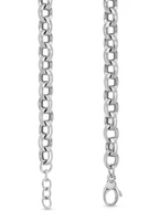 Silver Rolo Chain