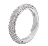 Adjustable Diamond Band (Silver)
