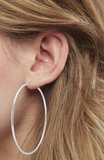 Silver Hoops