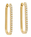 Small Icy Rectangle Hoops