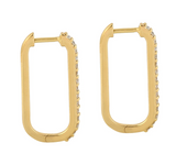 Small Icy Rectangle Hoops