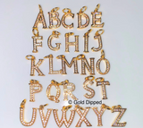 Icy Initial Necklace (Box Chain)