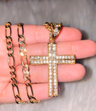 Hip Hop Cross (Extra Thick Chain)