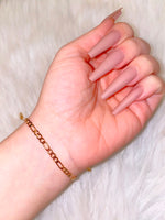 Thin Figaro Chain Bracelet