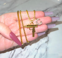 Gun & Letter (Box Chain)