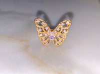 Icy Butterfly Ring