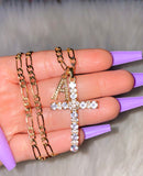 Bling Bling Cross With Initial