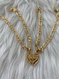 Breakable Amor Heart with 2 Bracelets