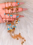 Blue Butterfly Anklet