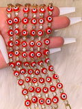 Icy Eye Bracelet (Red)