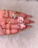 Crystal Teddy With Bling Initial