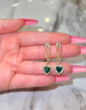 Paperclip Heart Earrings