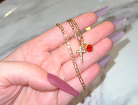 Beautiful Cross With Birthstone