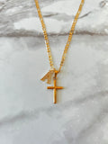 Small Cross With Initial