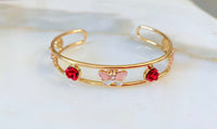 Butterfly & Rose Bangle