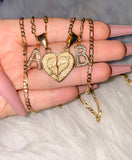 Breakable Mom Heart Set With 2 Letters